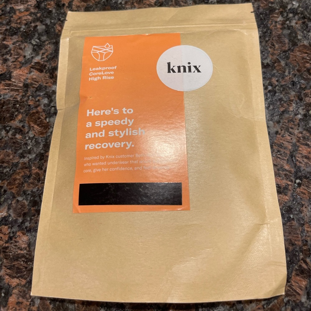 Knix CoreLove High Rise, Black, XXXL